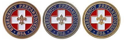 Emergency Preparedness Pins (Bronze, Silver, & Gold)