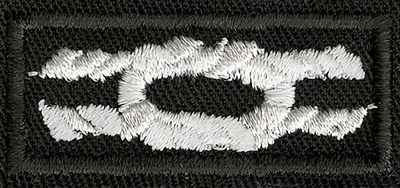 uartermaster Knot - (White on Black)