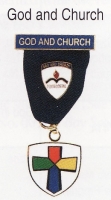 God and Church medal